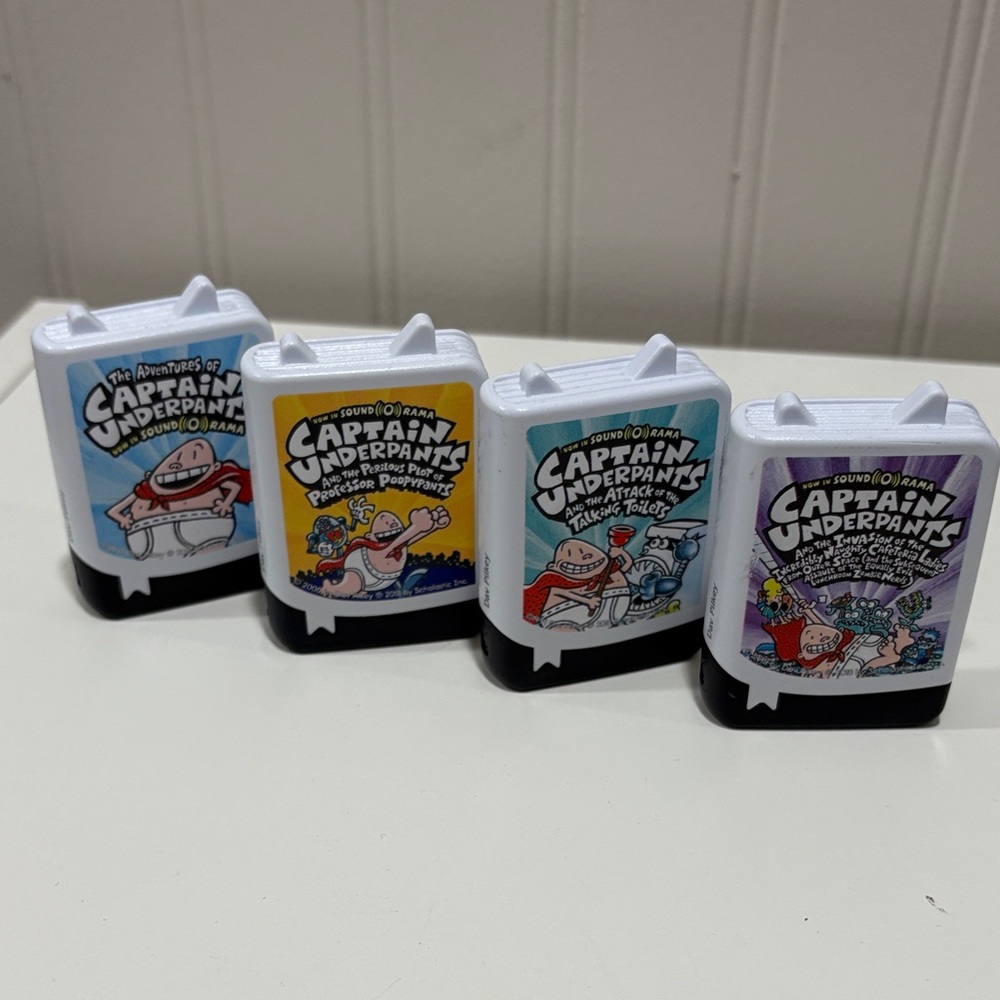 Captain Underpants Kids Figures - Assorted Colors (Set of 4)